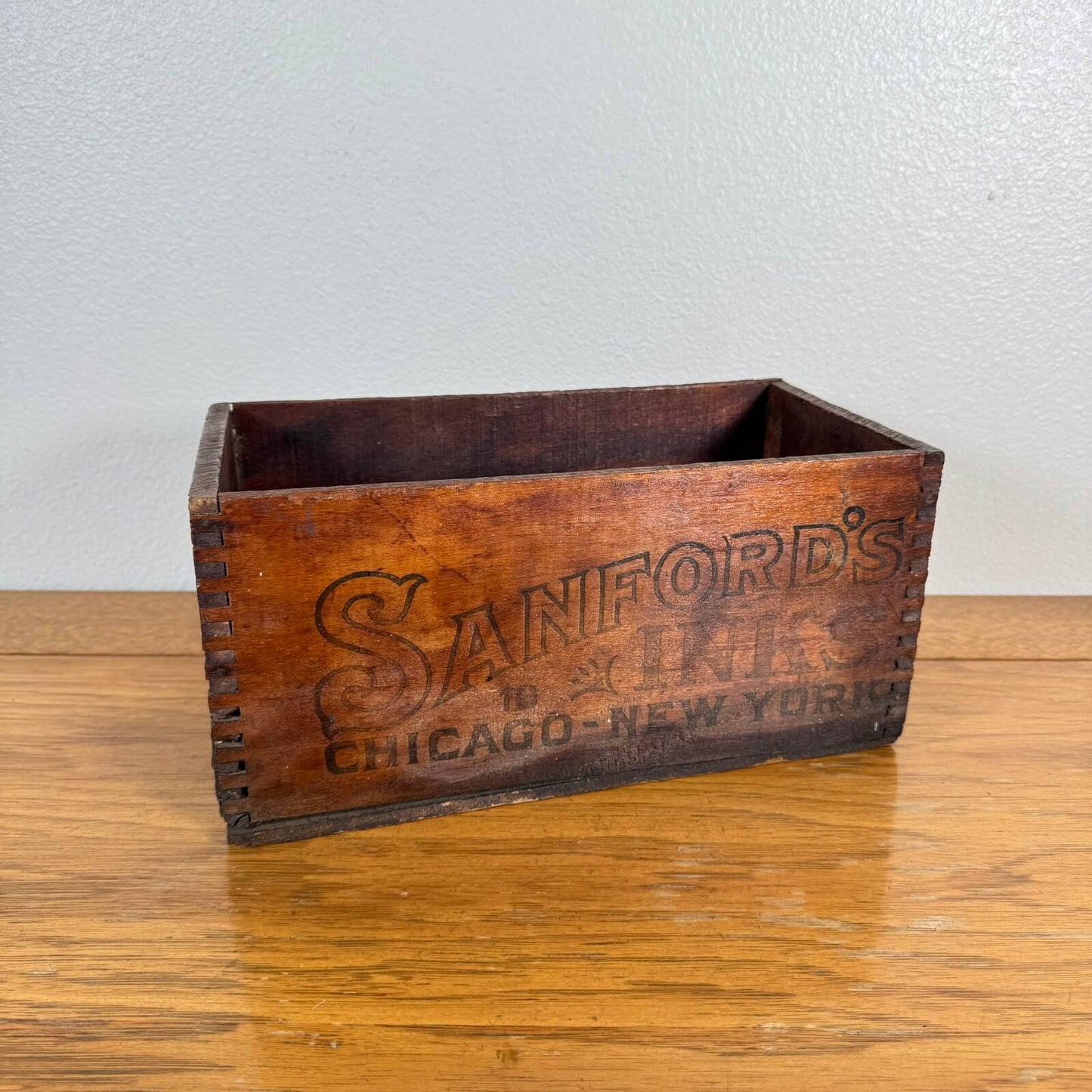 【1950年代】ビンテージ 木箱 アメリカン雑貨 ウッドボックス 店舗什器 ガレージ #1675