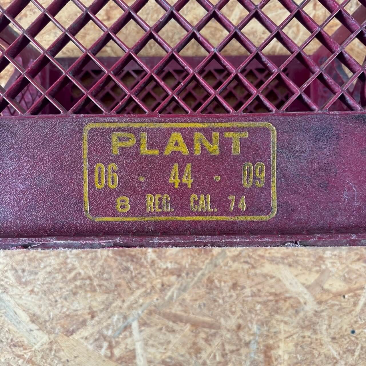 #2561【1974年】ビンテージ プラスチックコンテナ / 収納ボックス アメリカ