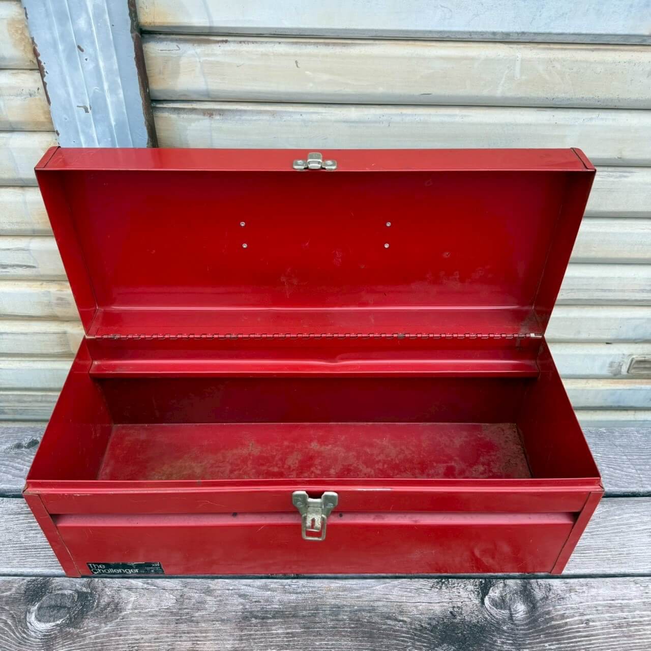 【1980-90年代】ビンテージ ツールボックス アメリカン雑貨 店舗什器 工具箱 収納ボックス #2379