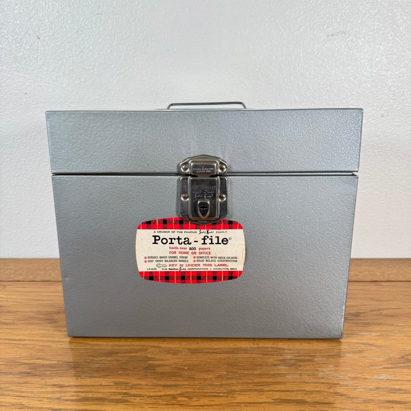 #1729 ビンテージ ファイルケース 収納ケース