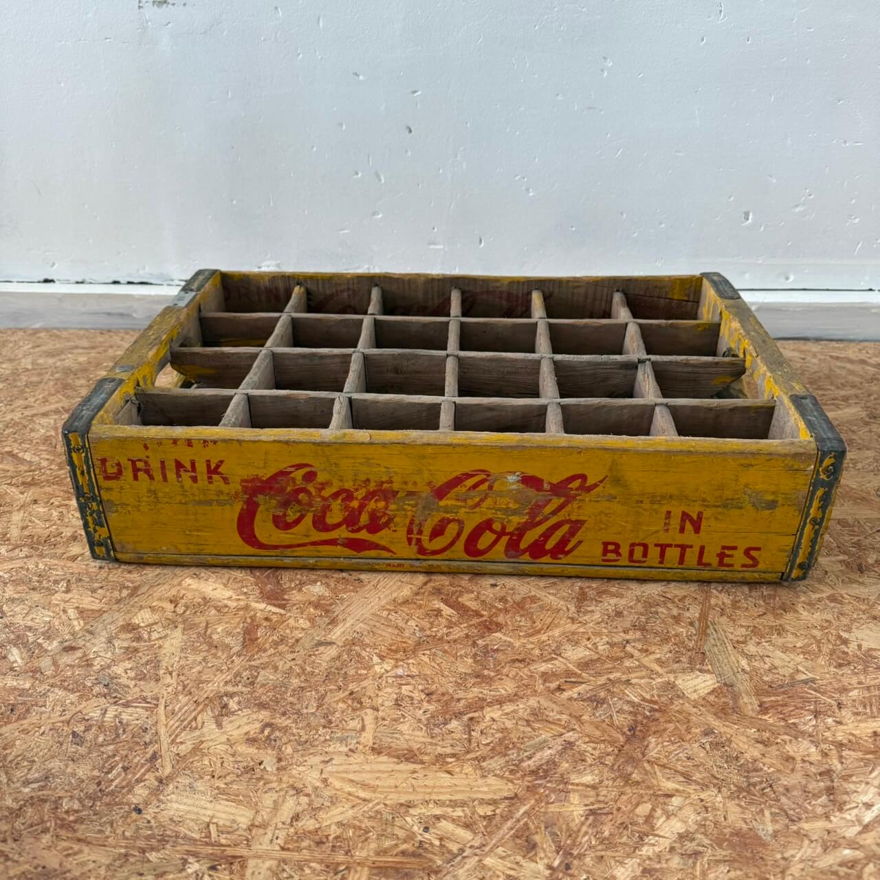 【1960年代】ビンテージ コカコーラ 木箱 アメリカン雑貨 ウッドボックス 収納 #2222