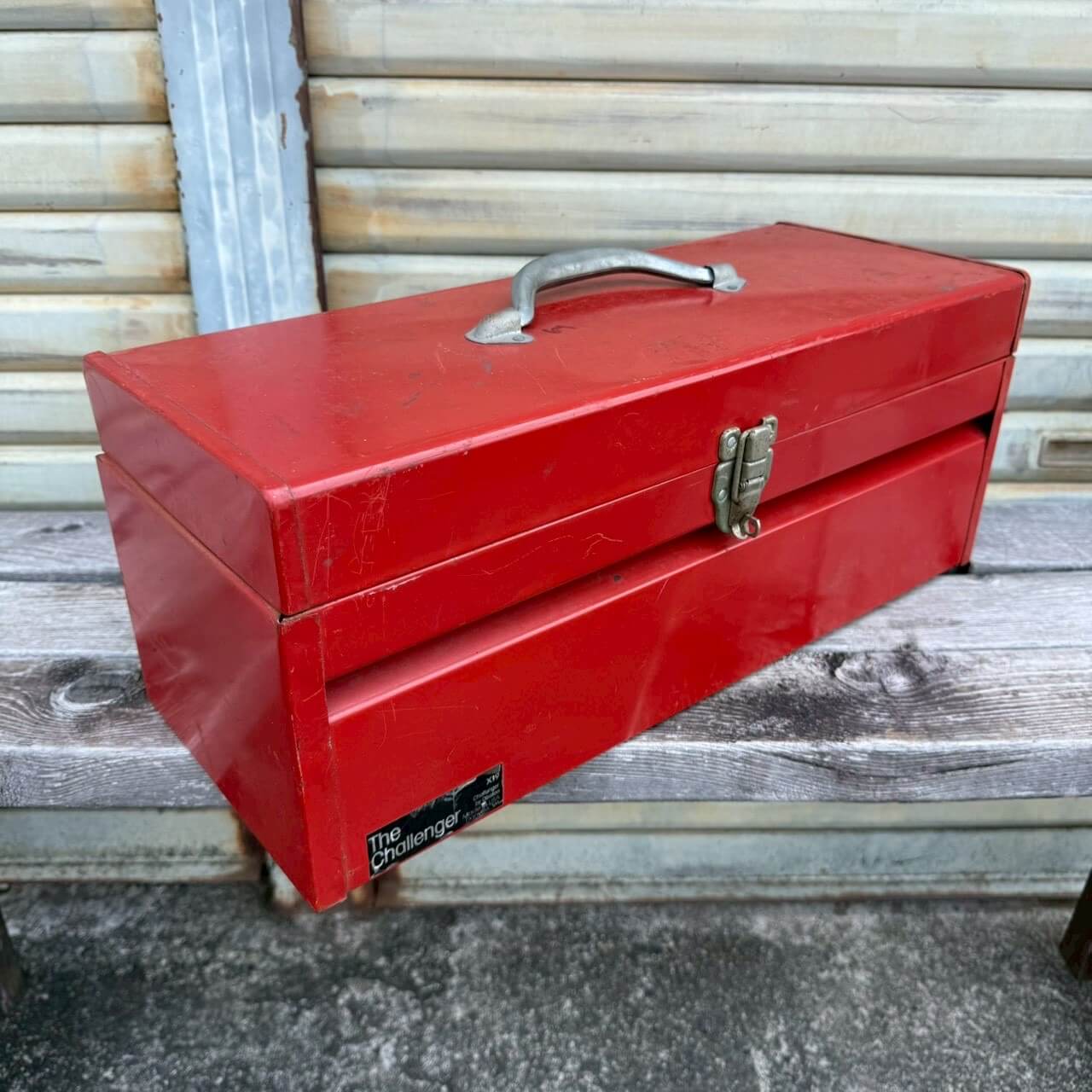 【1980-90年代】ビンテージ ツールボックス アメリカン雑貨 店舗什器 工具箱 収納ボックス #2379