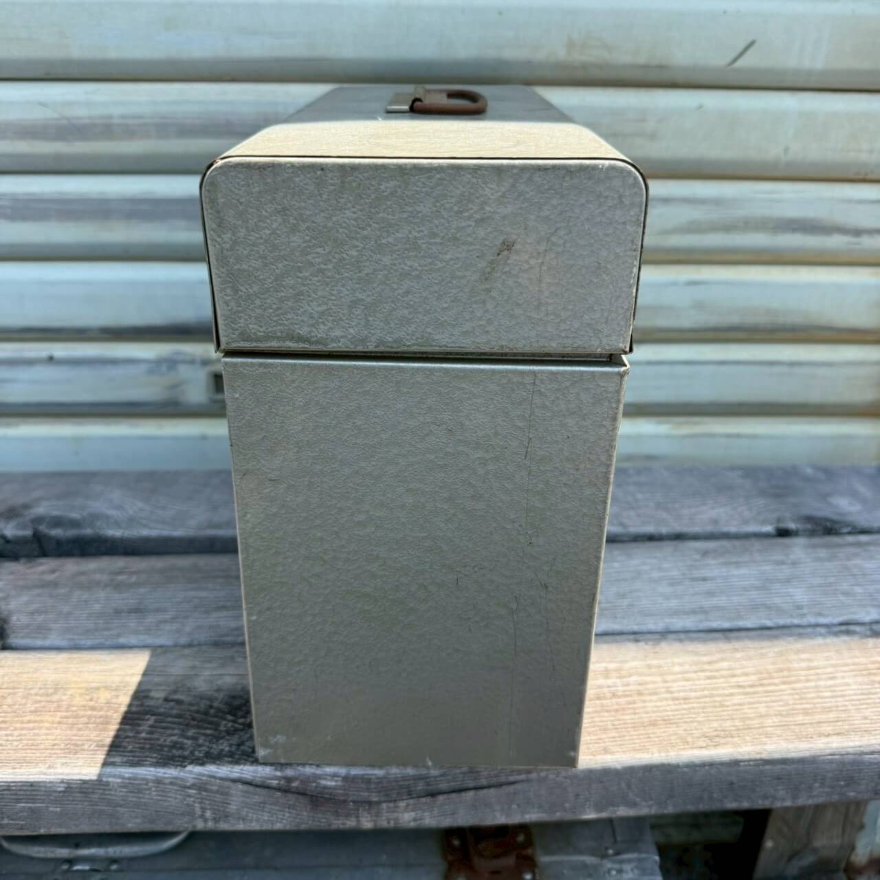 【1950-60年代】ビンテージ ファイルケース アメリカン雑貨 店舗什器 メタルボックス #2445