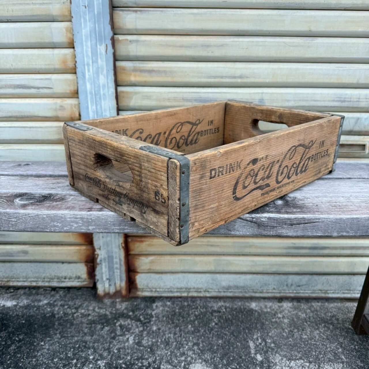 【1960年代】ビンテージ コカコーラ 木箱 アメリカン雑貨 ウッドボックス 収納 #2306