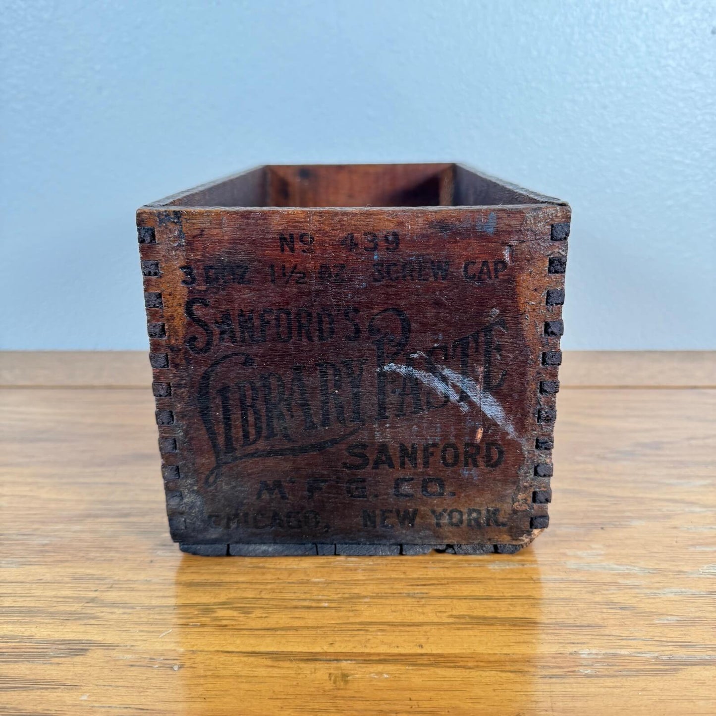 【1950年代】ビンテージ 木箱 アメリカン雑貨 ウッドボックス 店舗什器 ガレージ #1675