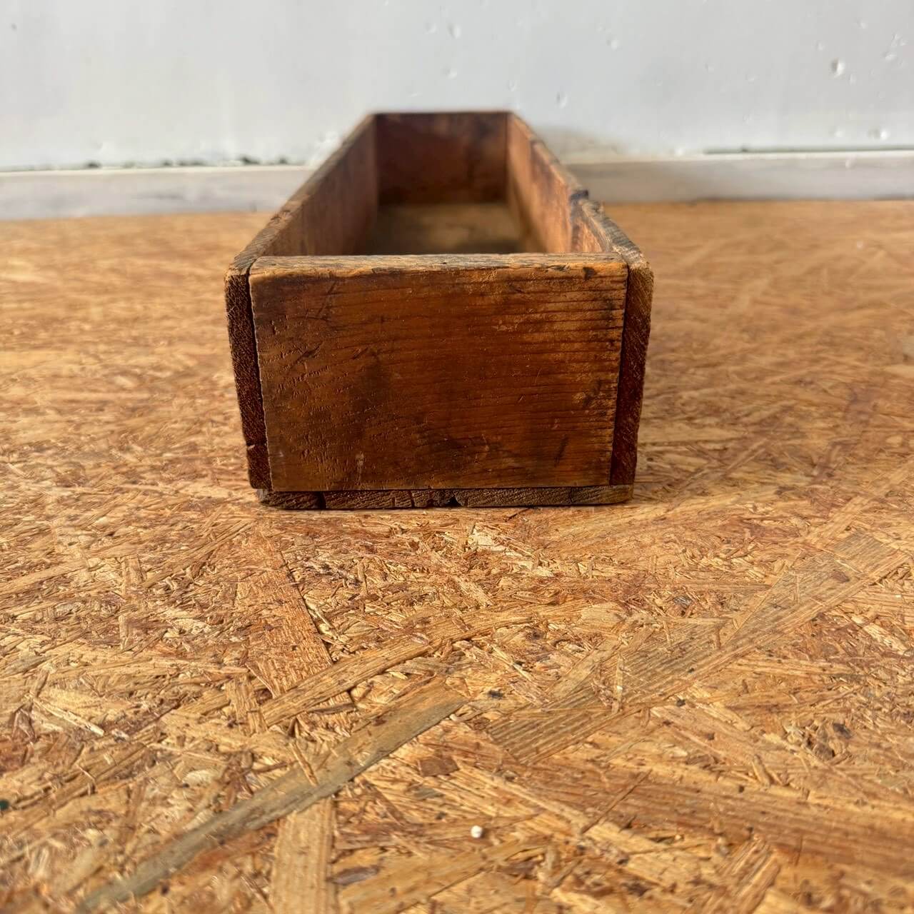 ビンテージ ウッドボックス アメリカン雑貨 木製 トレー 収納 #2239