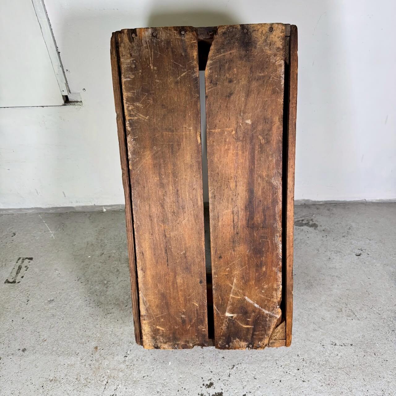 【1950-60年代】ビンテージ BELMONT 木箱 アメリカン雑貨 ウッドボックス 収納 #2529-2