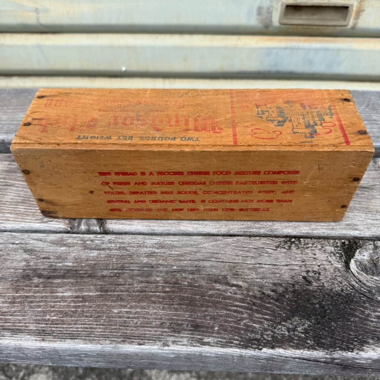 【1950-60年代】ビンテージ ウッドボックス アメリカン雑貨 店舗什器 収納 木箱 #2579