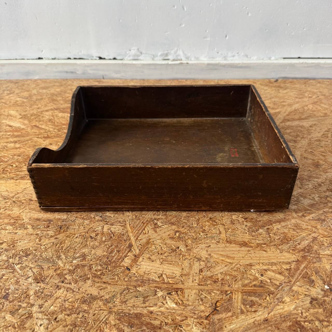 【1950-60年代】ビンテージ Weis ウッドトレー アメリカン雑貨 デスクトレイ 木製 #2250
