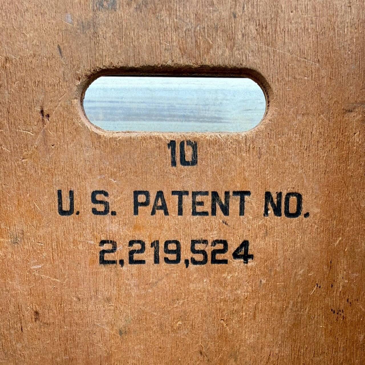 【1950年代】ビンテージ 木箱 アメリカン雑貨 店舗什器 アルペンブラウ ビールケース ウッドクレート #2779