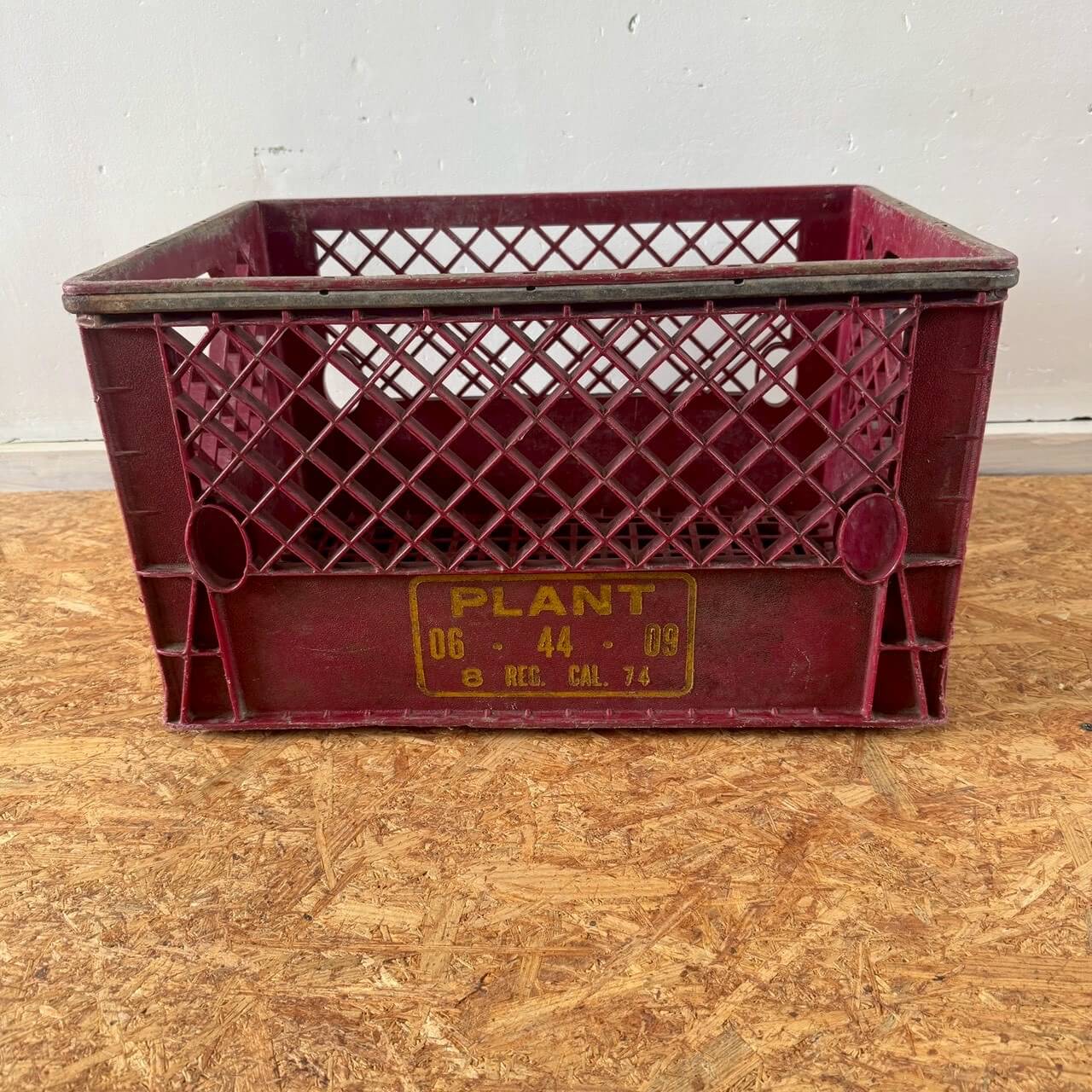 #2561【1974年】ビンテージ プラスチックコンテナ / 収納ボックス アメリカ