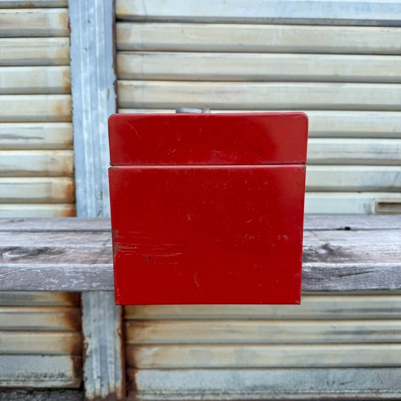 【1980-90年代】ビンテージ ツールボックス アメリカン雑貨 店舗什器 工具箱 収納ボックス #2379