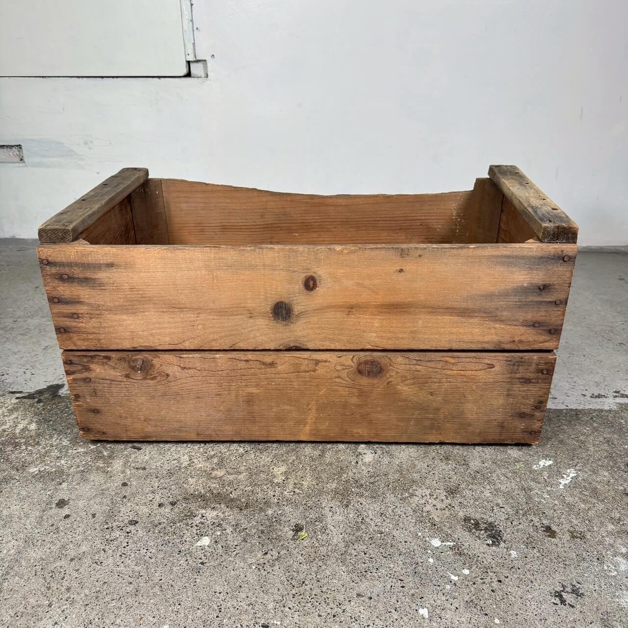 【1950-60年代】ビンテージ BELMONT 木箱 アメリカン雑貨 ウッドボックス 収納 #2529-1