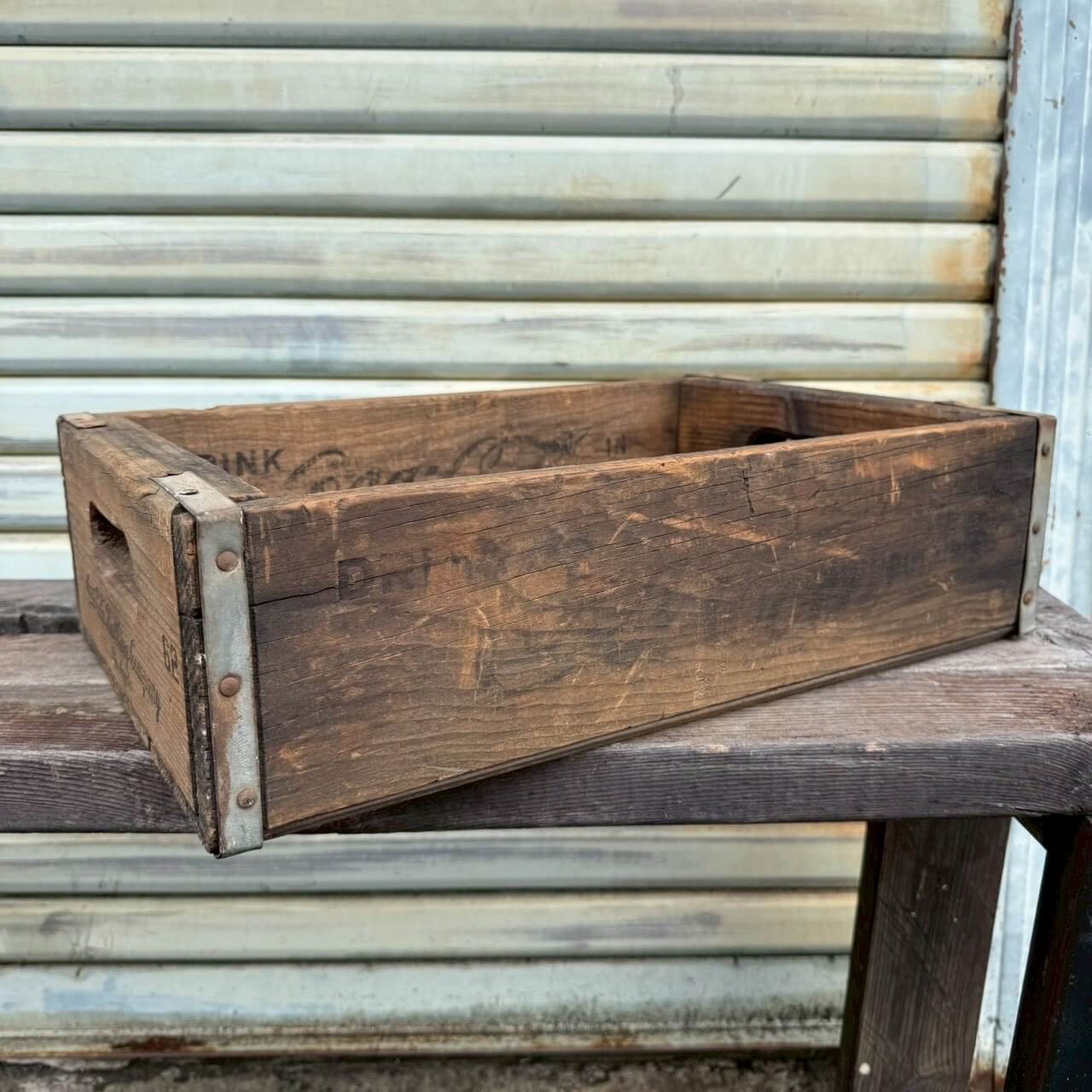 【1960年代】ビンテージ コカコーラ 木箱 アメリカン雑貨 ウッドボックス 収納 #2420
