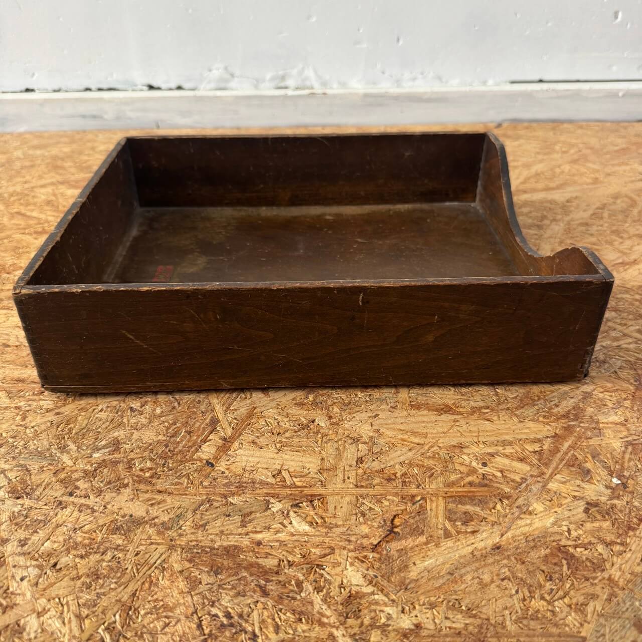 【1950-60年代】ビンテージ Weis ウッドトレー アメリカン雑貨 デスクトレイ 木製 #2250