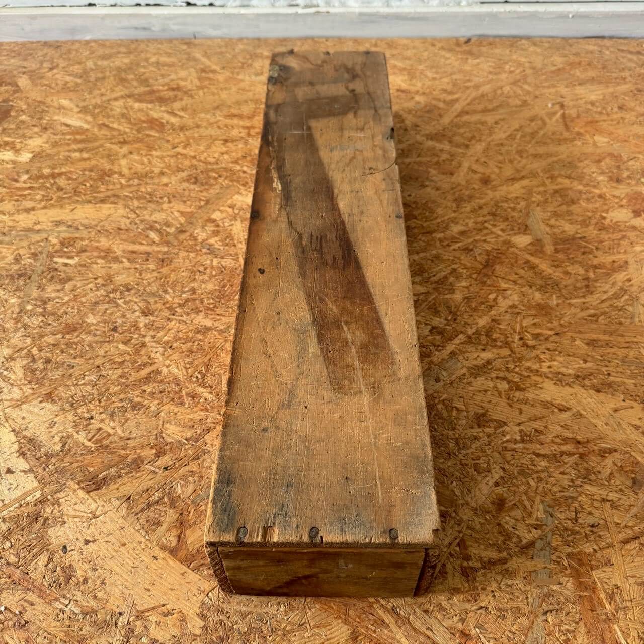 ビンテージ ウッドボックス アメリカン雑貨 木製 トレー 収納 #2239