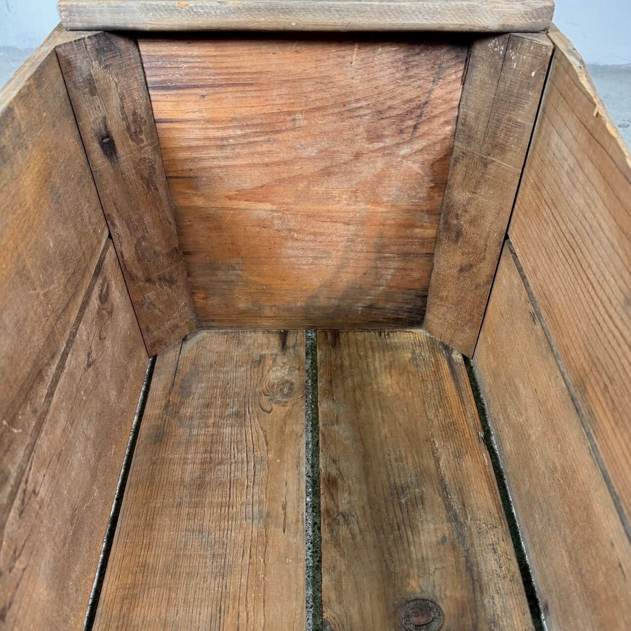 【1950-60年代】ビンテージ BELMONT 木箱 アメリカン雑貨 ウッドボックス 収納 #2529-1