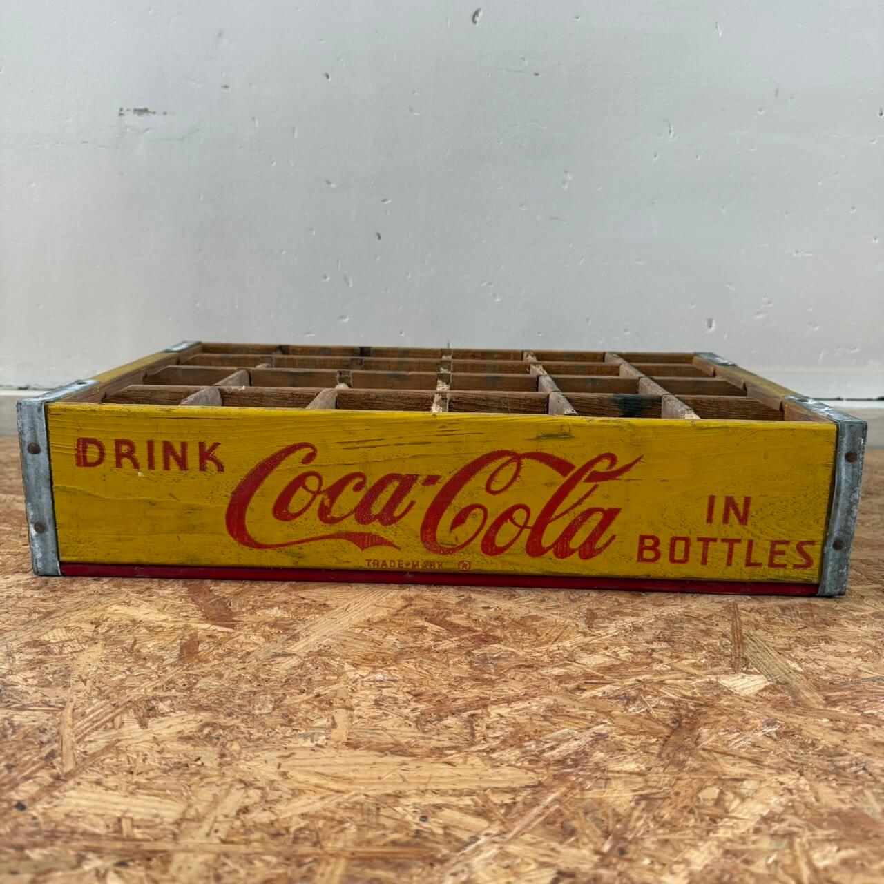 #2228【1960年代】ビンテージ Coca-Cola コカコーラ 木箱 ウッドボックス アメリカ