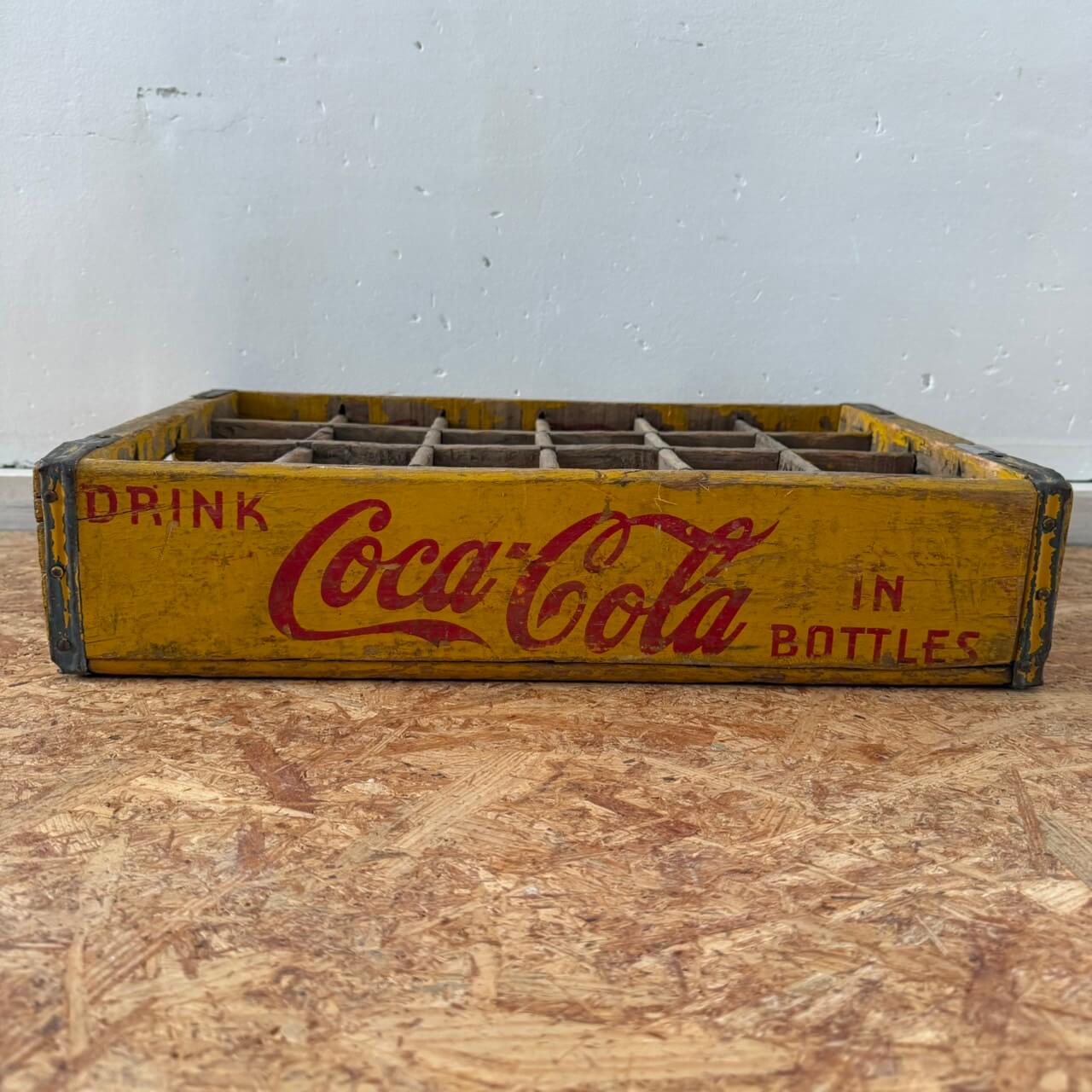 【1960年代】ビンテージ コカコーラ 木箱 アメリカン雑貨 ウッドボックス 収納 #2222