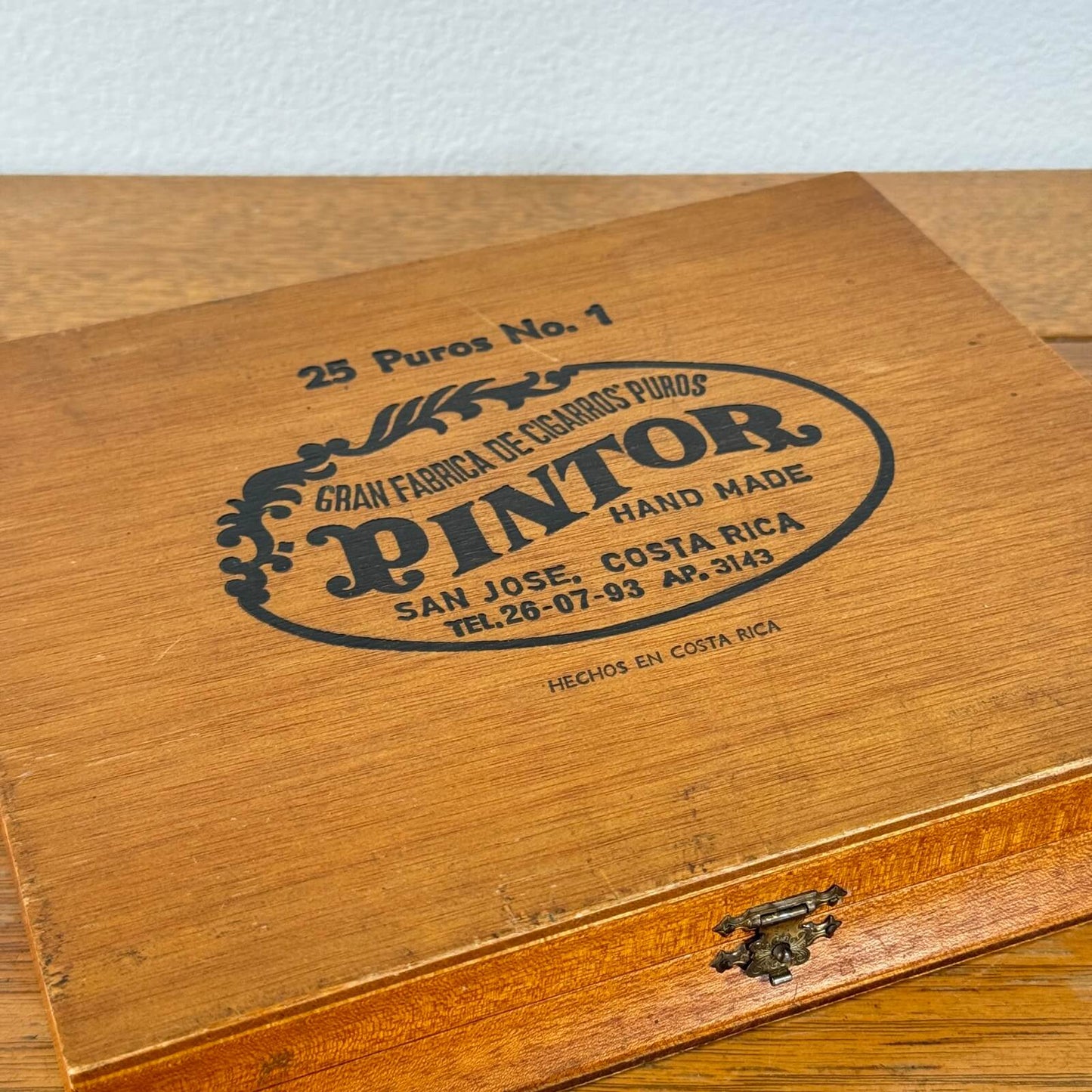 #1478 【1990-2000年代】PINTOR シガーボックス / 木製 葉巻ケース 収納