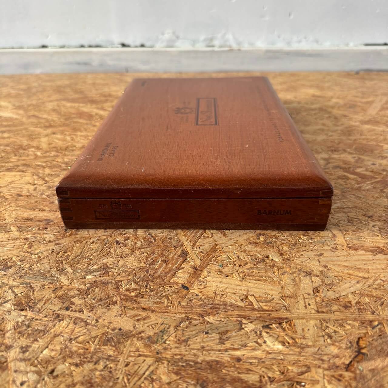 ビンテージ Nat Sherman シガーボックス 木製 小物入れ #2251