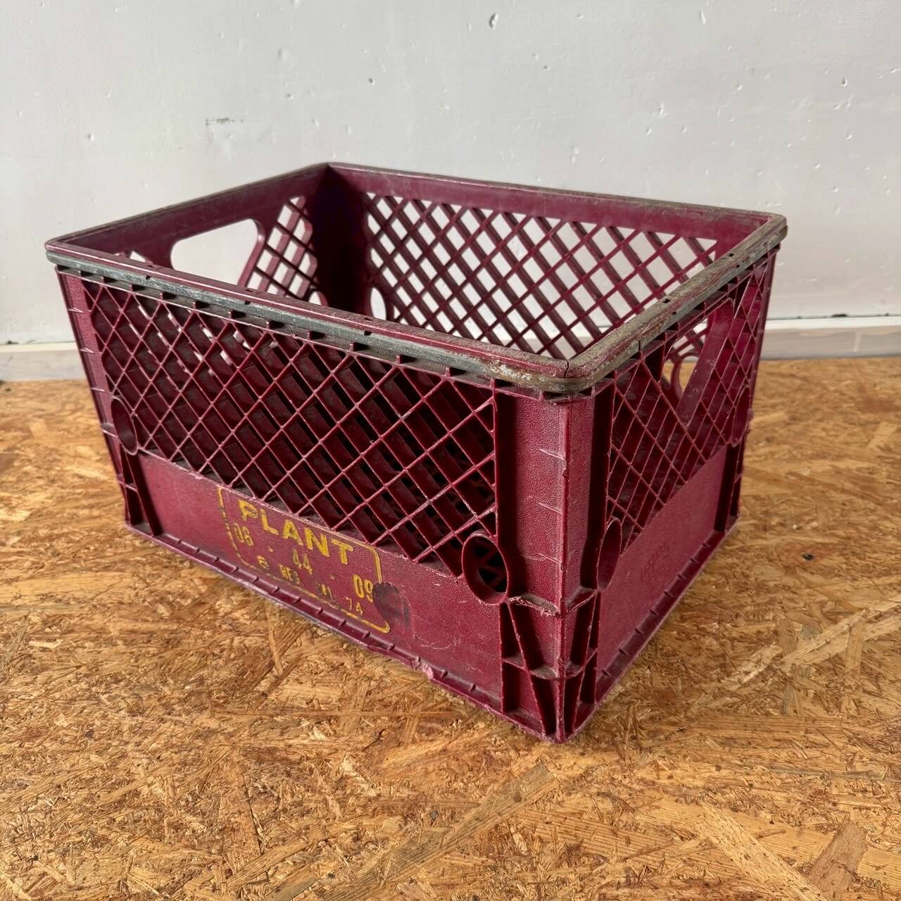 #2561【1974年】ビンテージ プラスチックコンテナ / 収納ボックス アメリカ