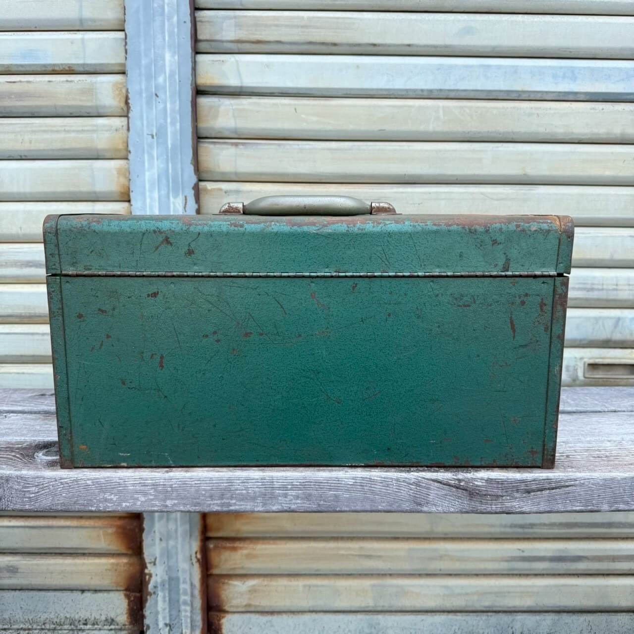 【1960-70年代】ビンテージ ツールボックス アメリカン雑貨 店舗什器 工具箱 収納ボックス #2377