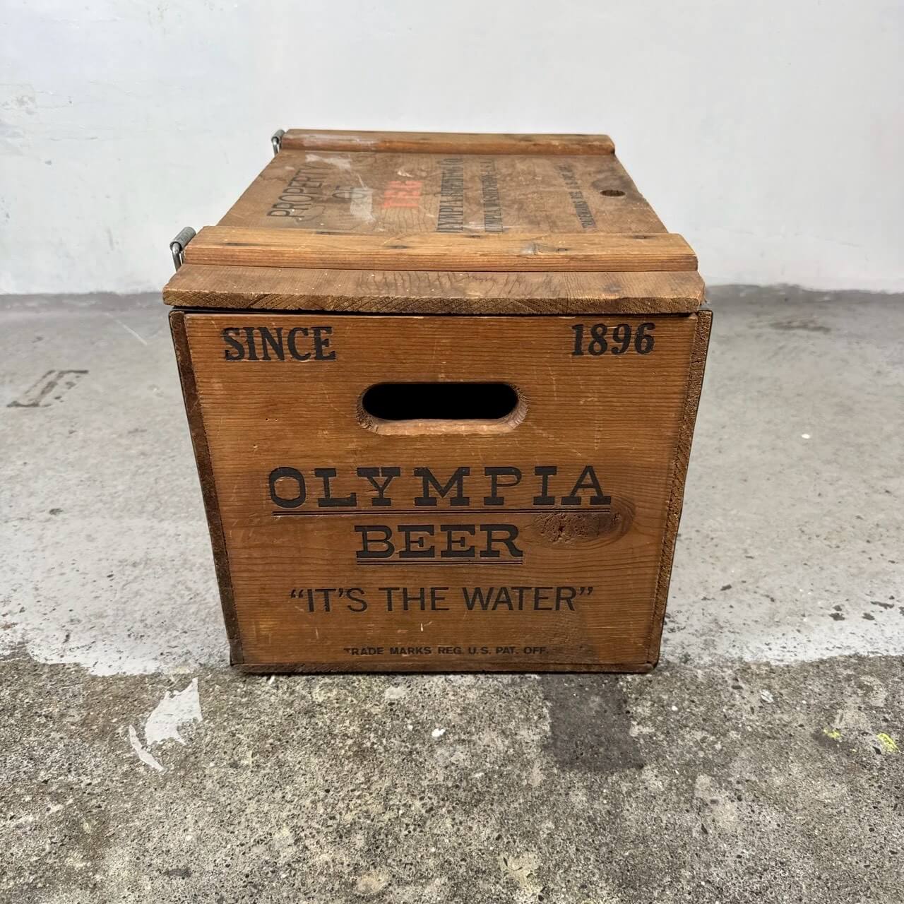 #2537【1970-80年代】OLYMPIA BEER 木箱 ウッドクレート オリンピアビール アメリカ
