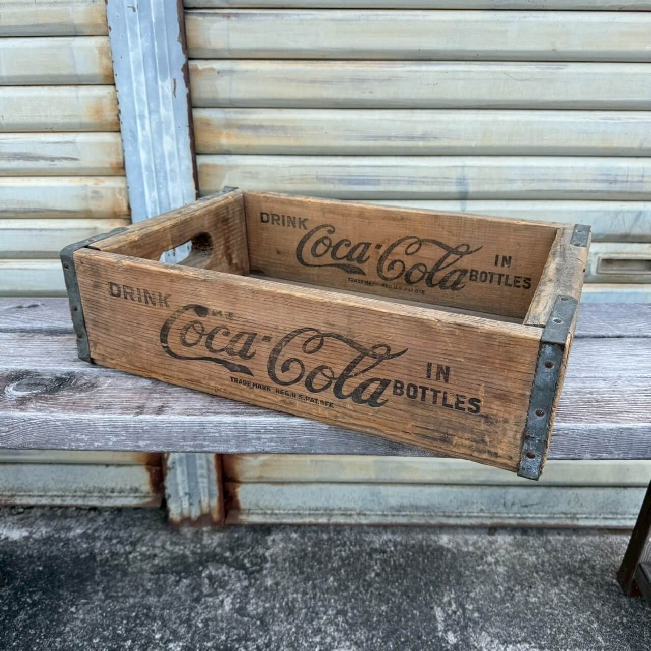 【1960年代】ビンテージ コカコーラ 木箱 アメリカン雑貨 ウッドボックス 収納 #2306
