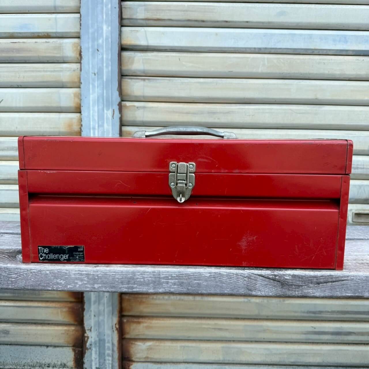 【1980-90年代】ビンテージ ツールボックス アメリカン雑貨 店舗什器 工具箱 収納ボックス #2379