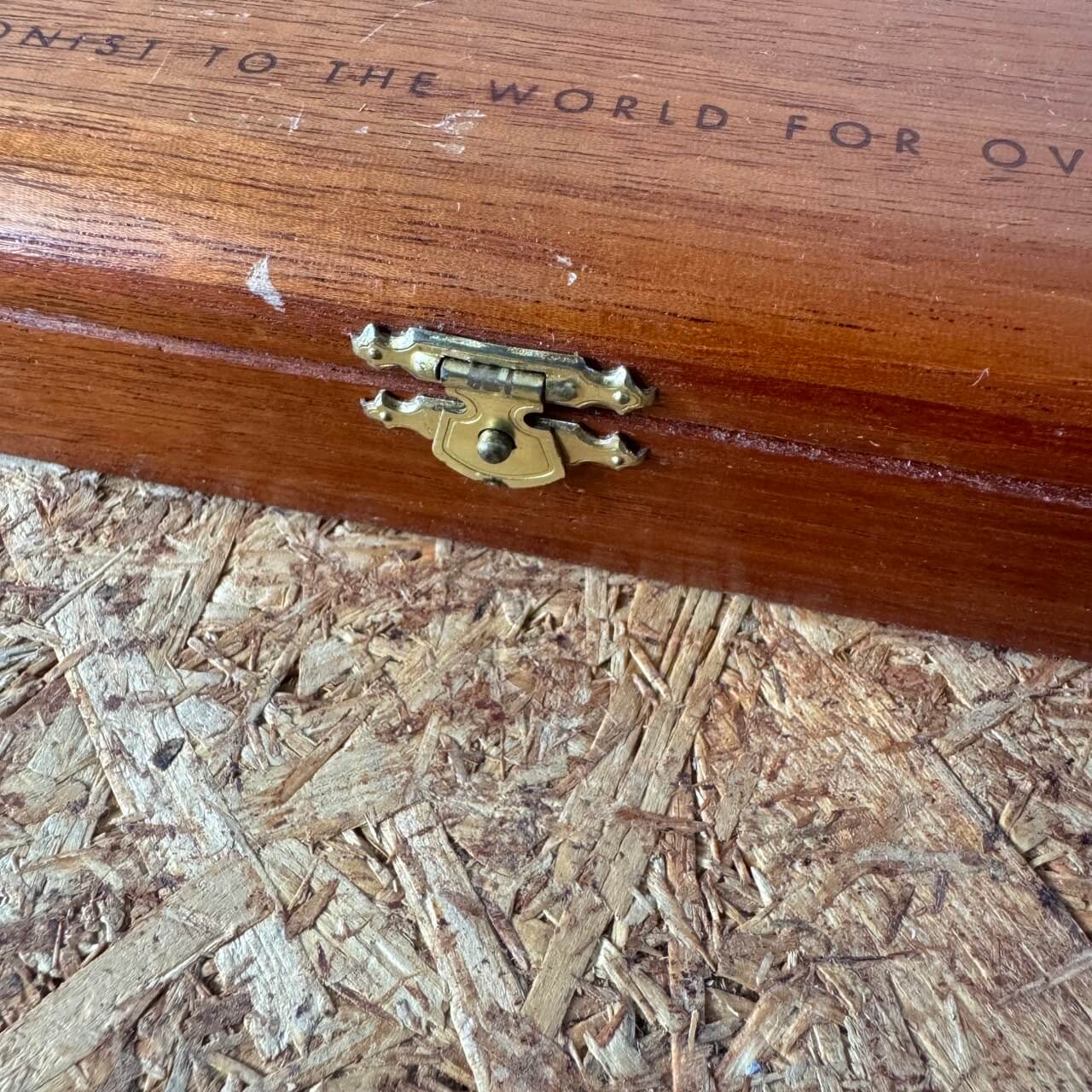 ビンテージ Nat Sherman シガーボックス 木製 小物入れ #2251