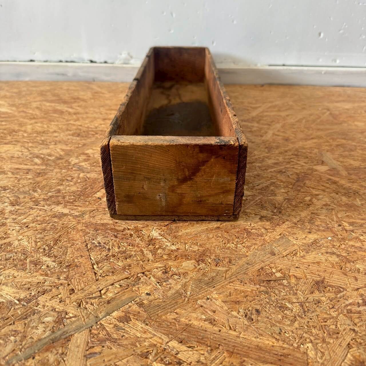 ビンテージ ウッドボックス アメリカン雑貨 木製 トレー 収納 #2239