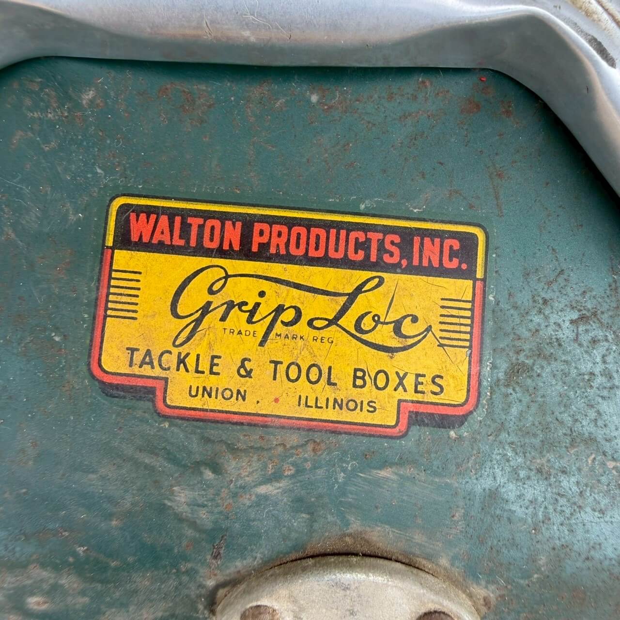 【1960-70年代】ビンテージ ツールボックス アメリカン雑貨 店舗什器 多段トレー 工具箱 メタルボックス #2378