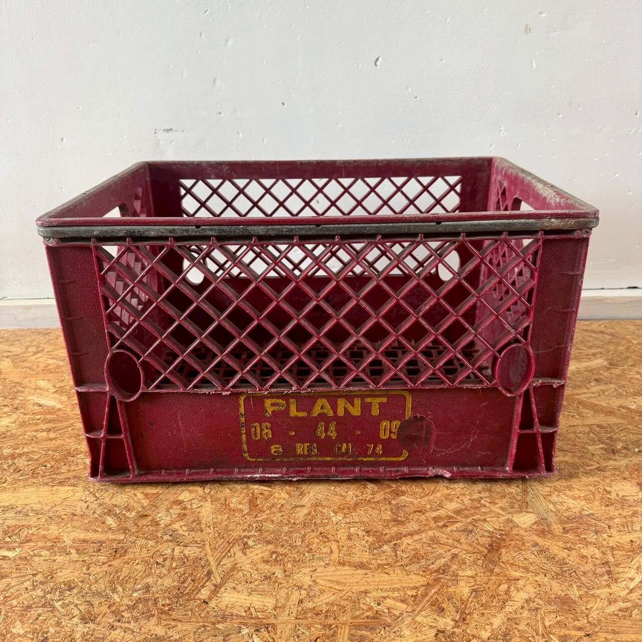 #2561【1974年】ビンテージ プラスチックコンテナ / 収納ボックス アメリカ