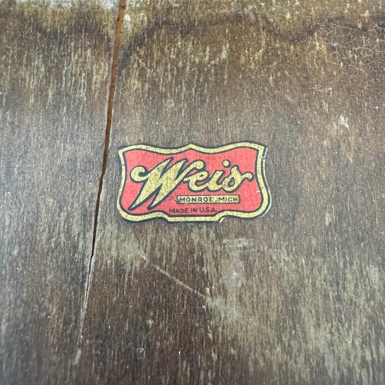 【1950-60年代】ビンテージ Weis ウッドトレー アメリカン雑貨 デスクトレイ 木製 #2250