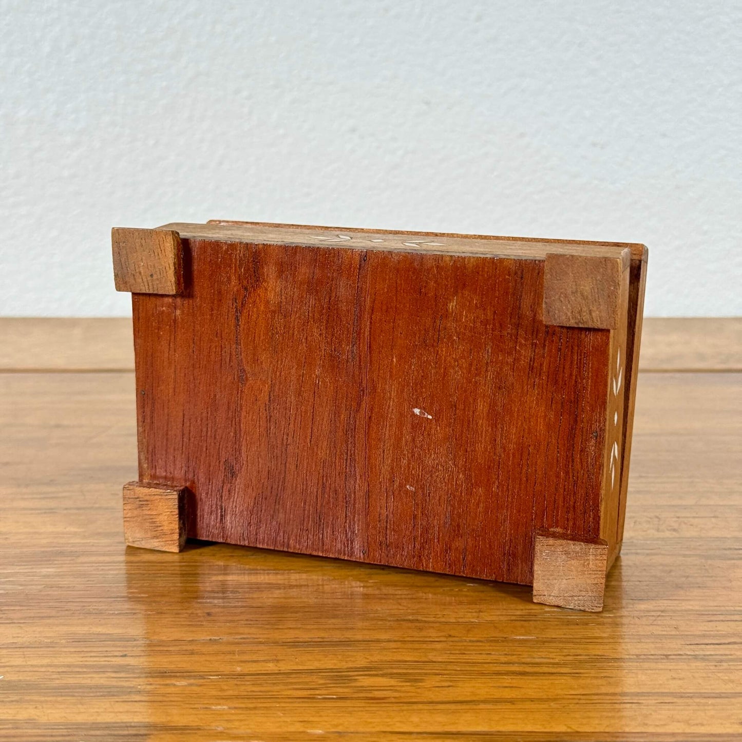 #1460 【1980-90年代】 ビンテージ 木製 小物入れ / ジュエリーボックス 収納ケース アメリカ