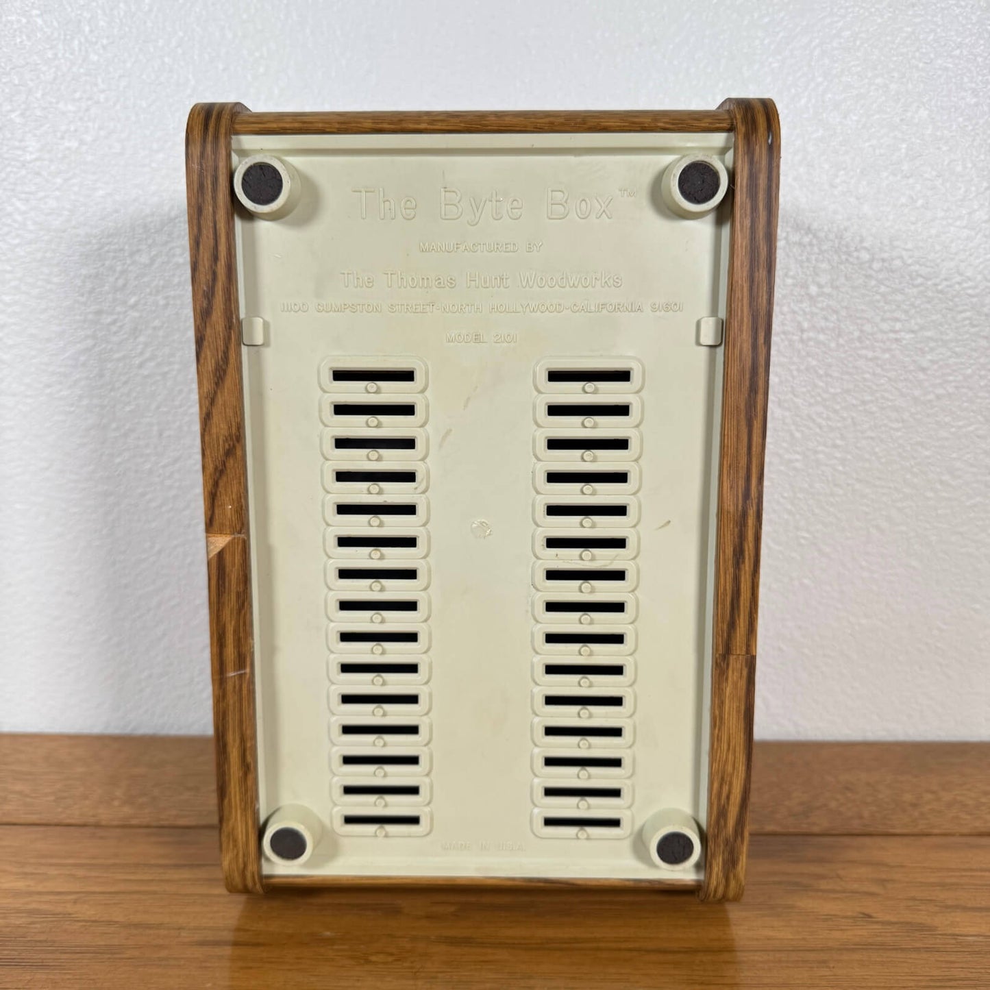 #1707【1980～90年代】ビンテージ The Byte Box ロールドア 収納ボックス / 小物入れ アメリカ