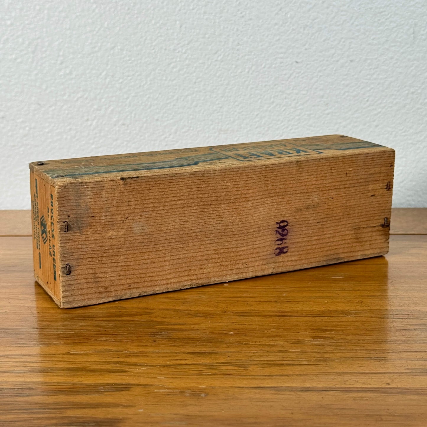 #2036【1950年代】ビンテージ チーズクレート 木箱 / ウッドボックス アメリカ