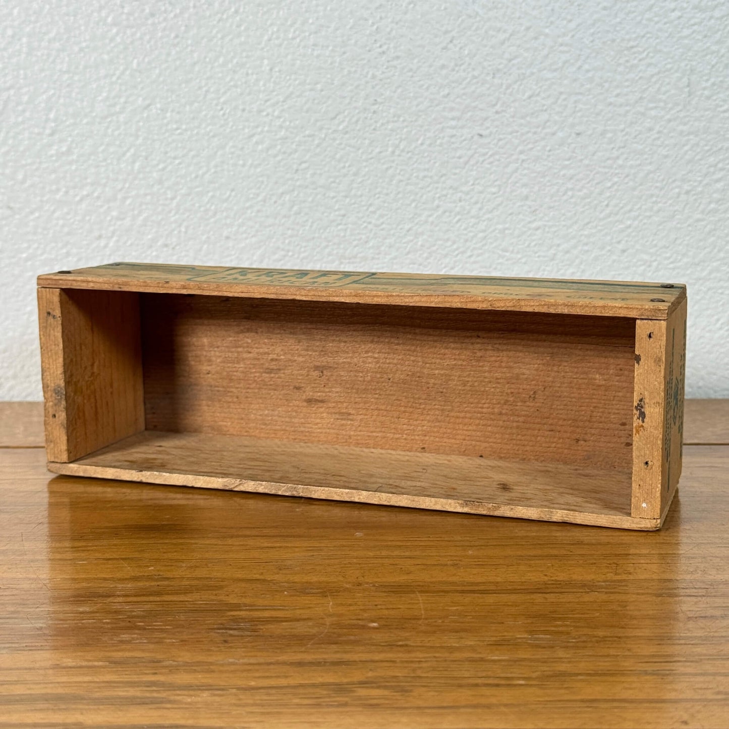 #2036【1950年代】ビンテージ チーズクレート 木箱 / ウッドボックス アメリカ