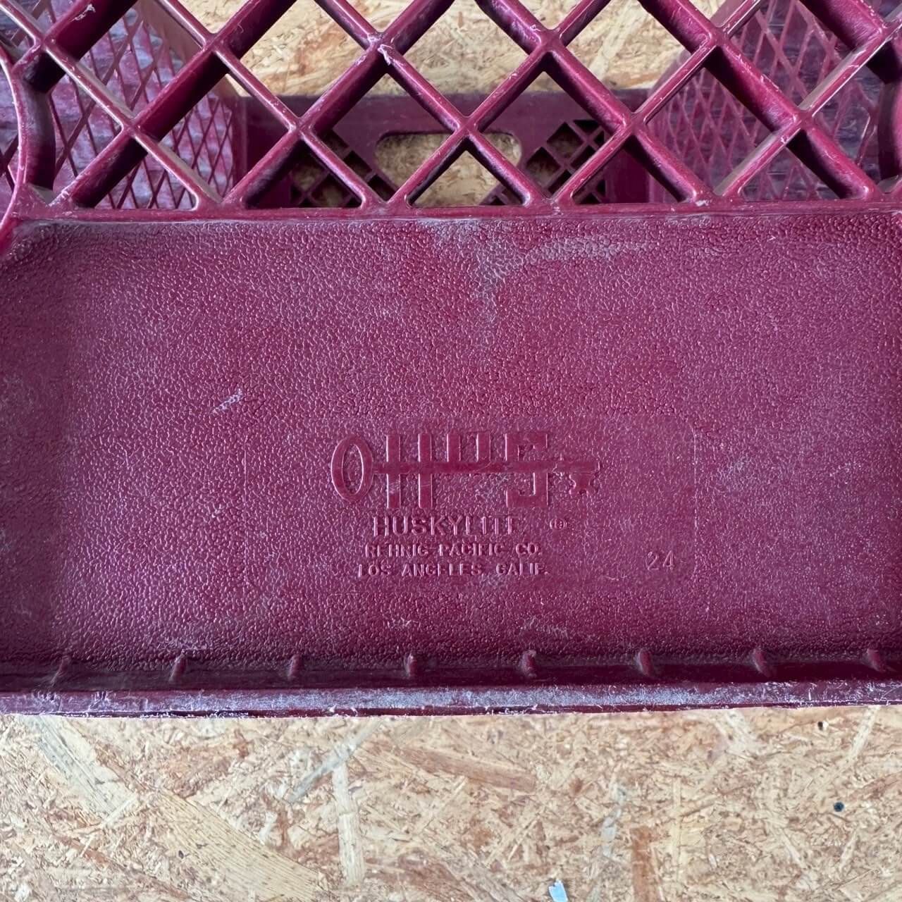 #2561【1974年】ビンテージ プラスチックコンテナ / 収納ボックス アメリカ