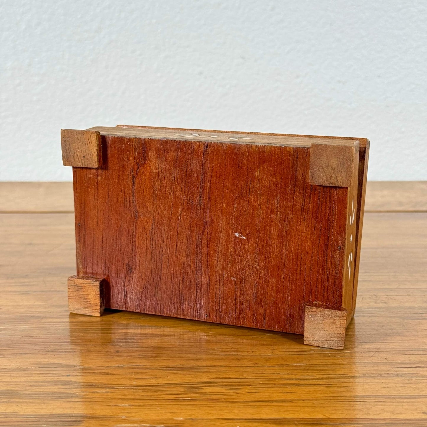 #1460 【1980-90年代】 ビンテージ 木製 小物入れ / ジュエリーボックス 収納ケース アメリカ