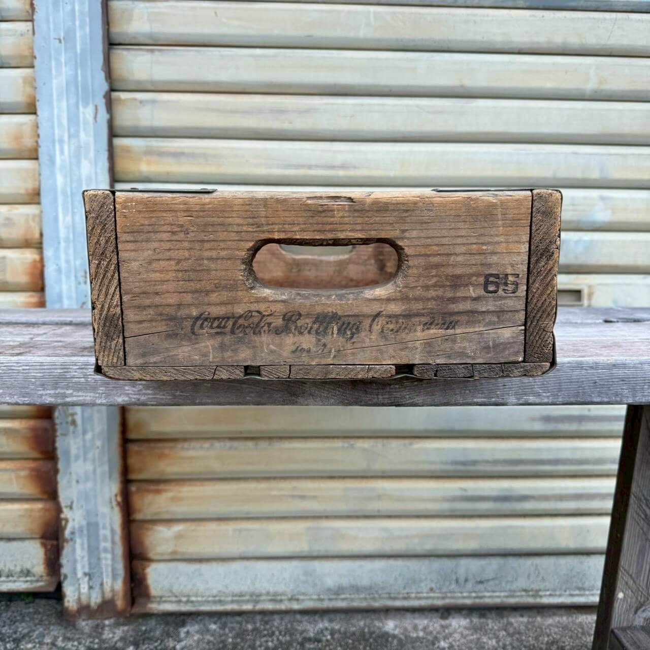 【1960年代】ビンテージ コカコーラ 木箱 アメリカン雑貨 ウッドボックス 収納 #2306