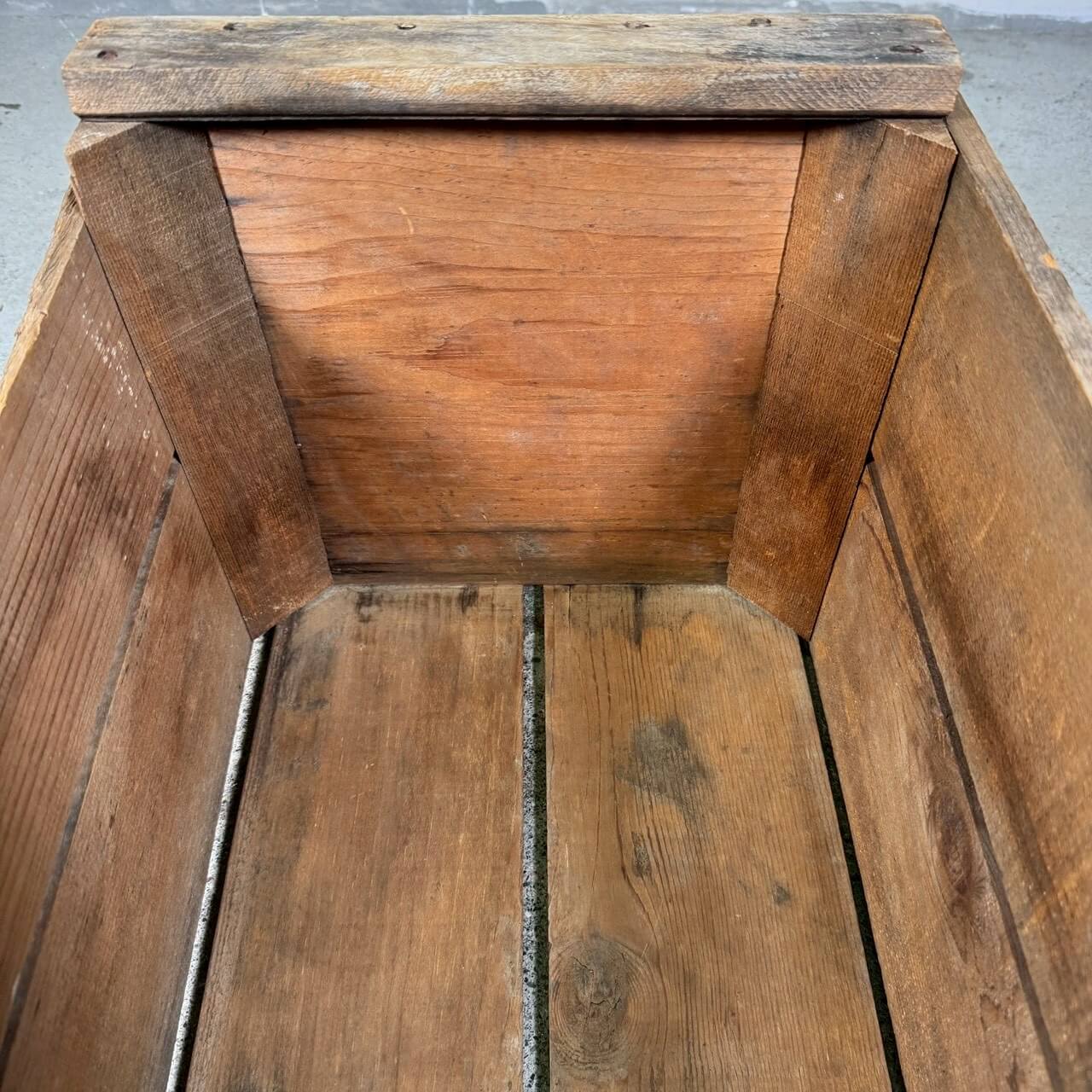 【1950-60年代】ビンテージ BELMONT 木箱 アメリカン雑貨 ウッドボックス 収納 #2529-1