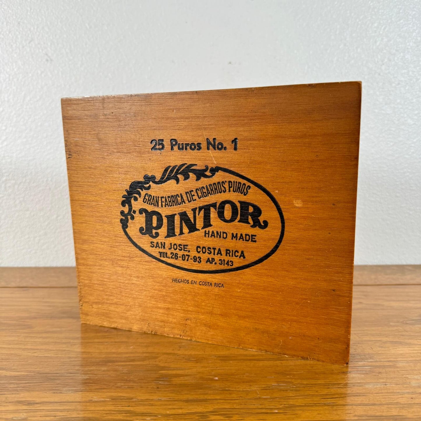 #1478 【1990-2000年代】PINTOR シガーボックス / 木製 葉巻ケース 収納