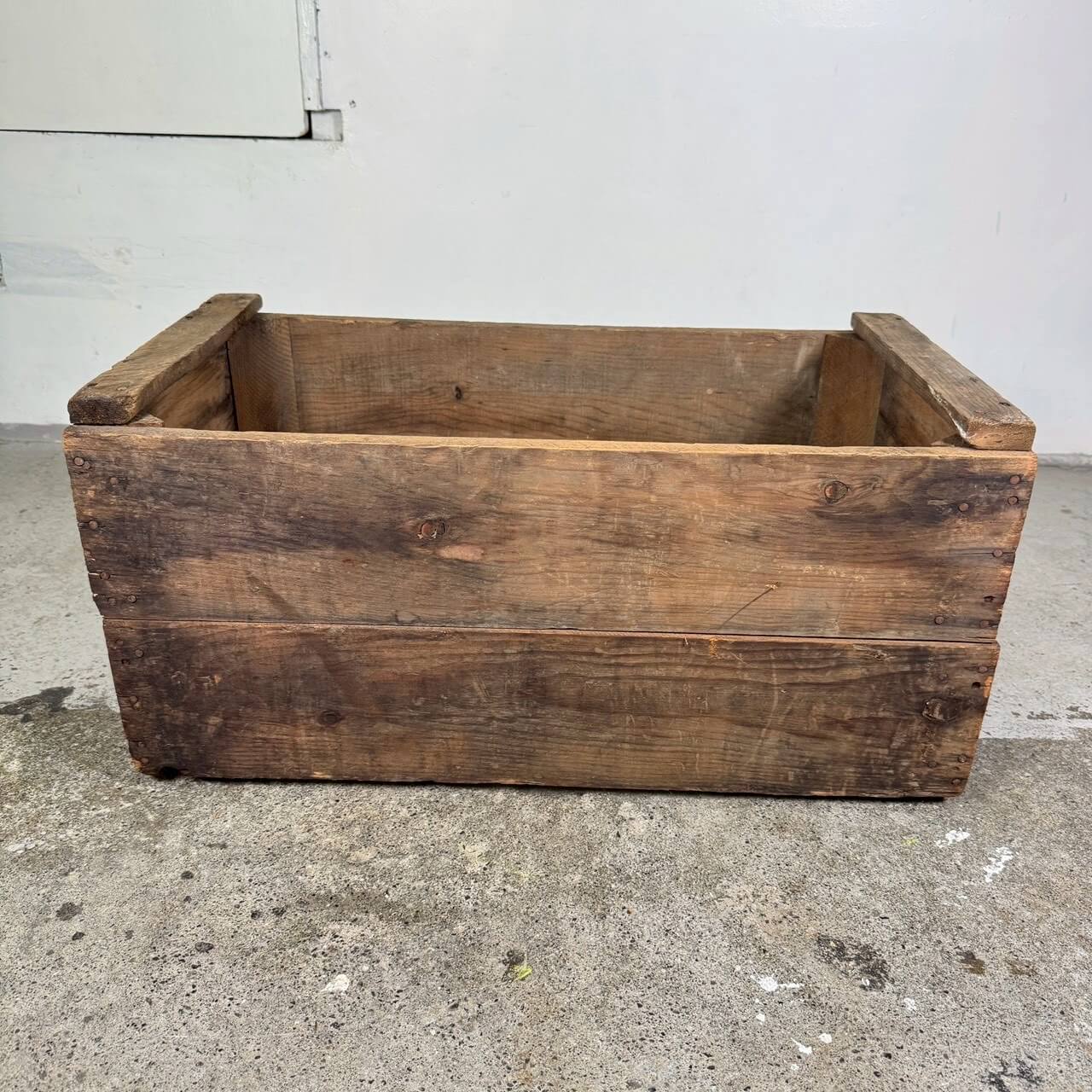 【1950-60年代】ビンテージ BELMONT 木箱 アメリカン雑貨 ウッドボックス 収納 #2529-3