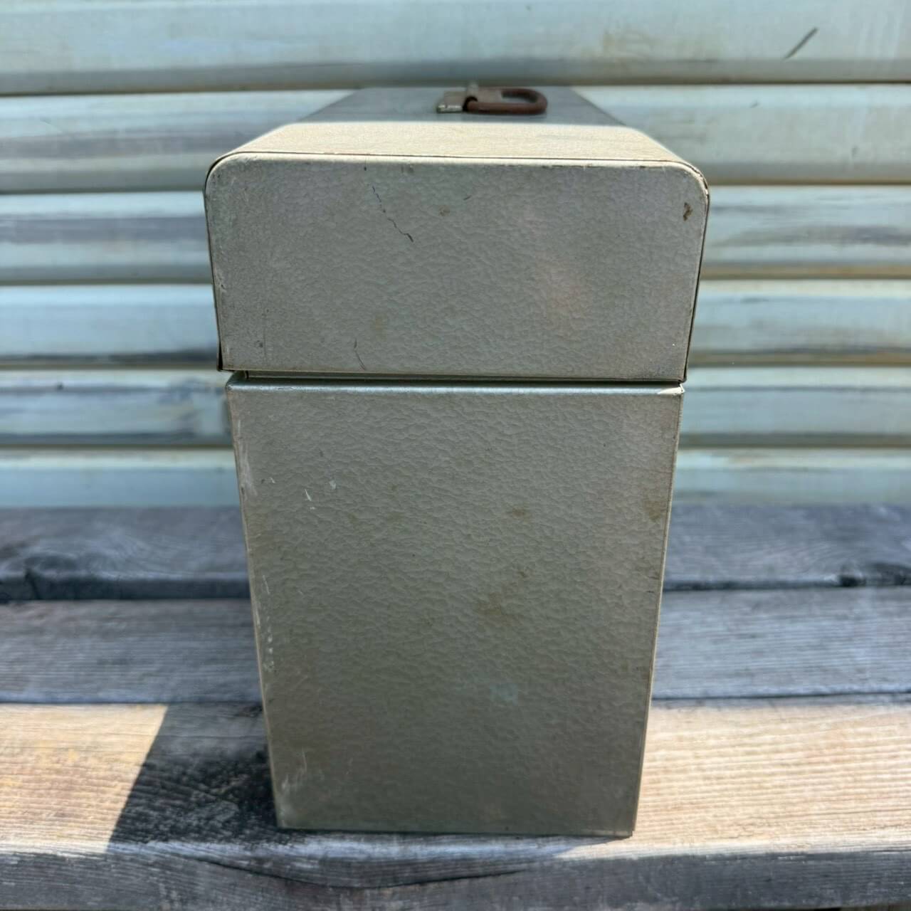 【1950-60年代】ビンテージ ファイルケース アメリカン雑貨 店舗什器 メタルボックス #2445