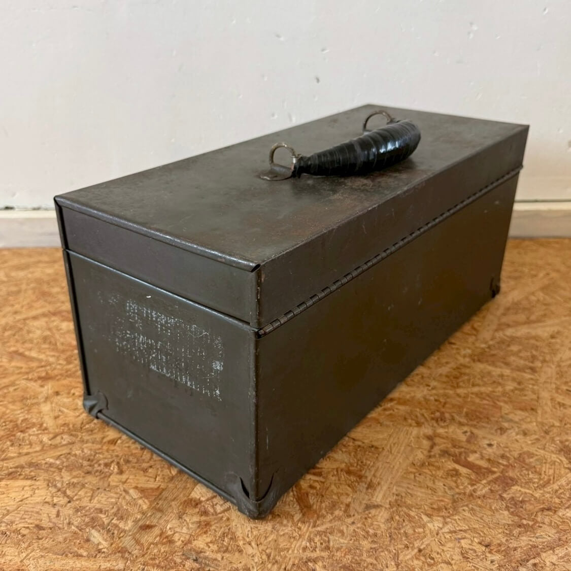【1960-70年代】ビンテージ ツールボックス アメリカン雑貨 スチールボックス 什器 #2241