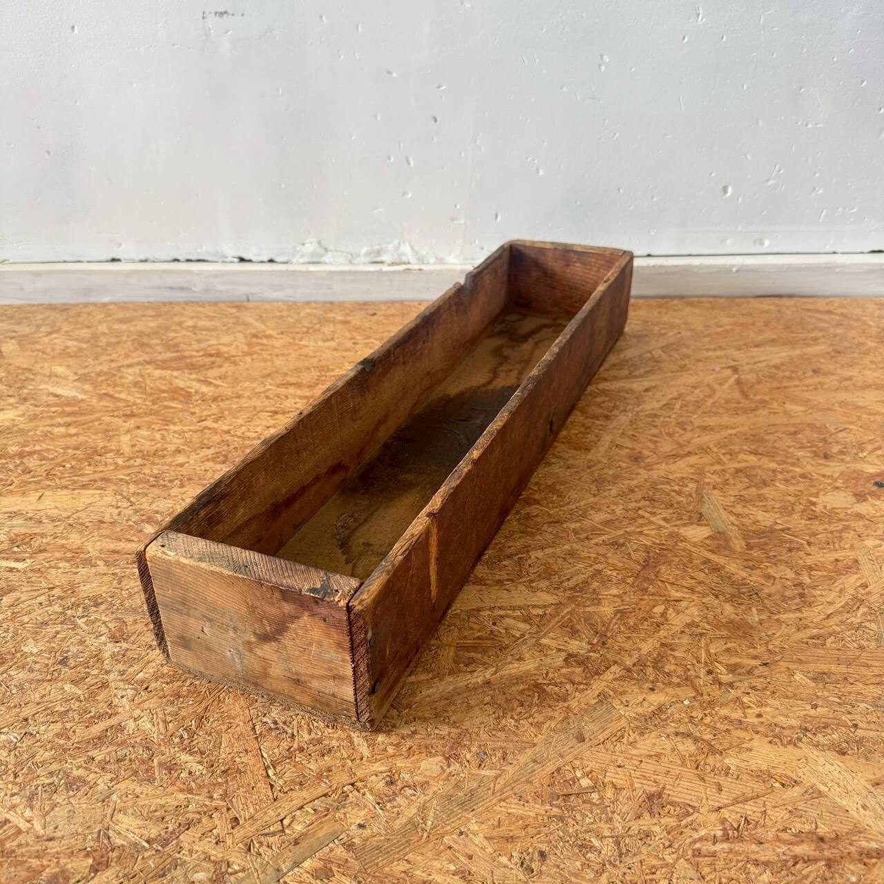 ビンテージ ウッドボックス アメリカン雑貨 木製 トレー 収納 #2239