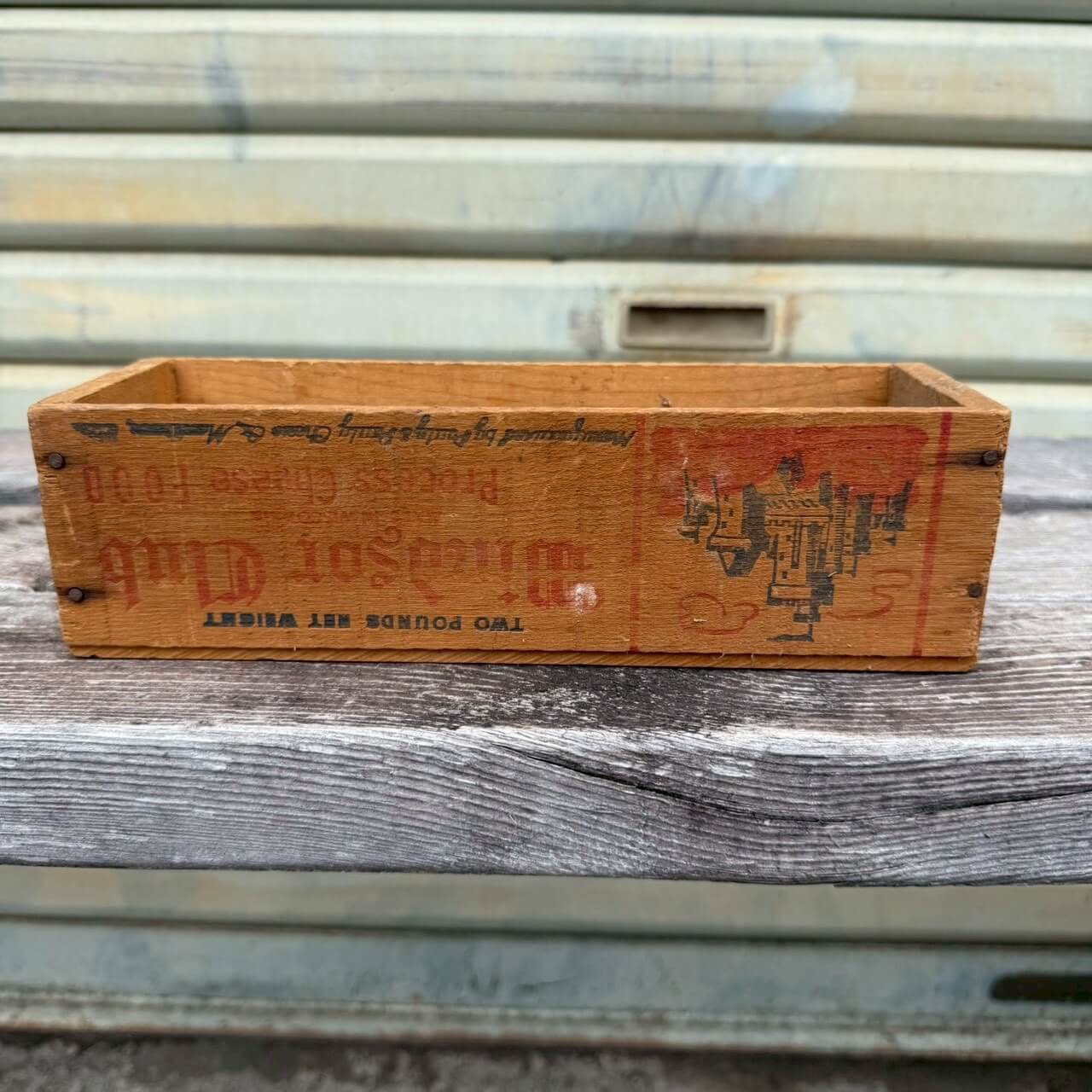 【1950-60年代】ビンテージ ウッドボックス アメリカン雑貨 店舗什器 収納 木箱 #2579