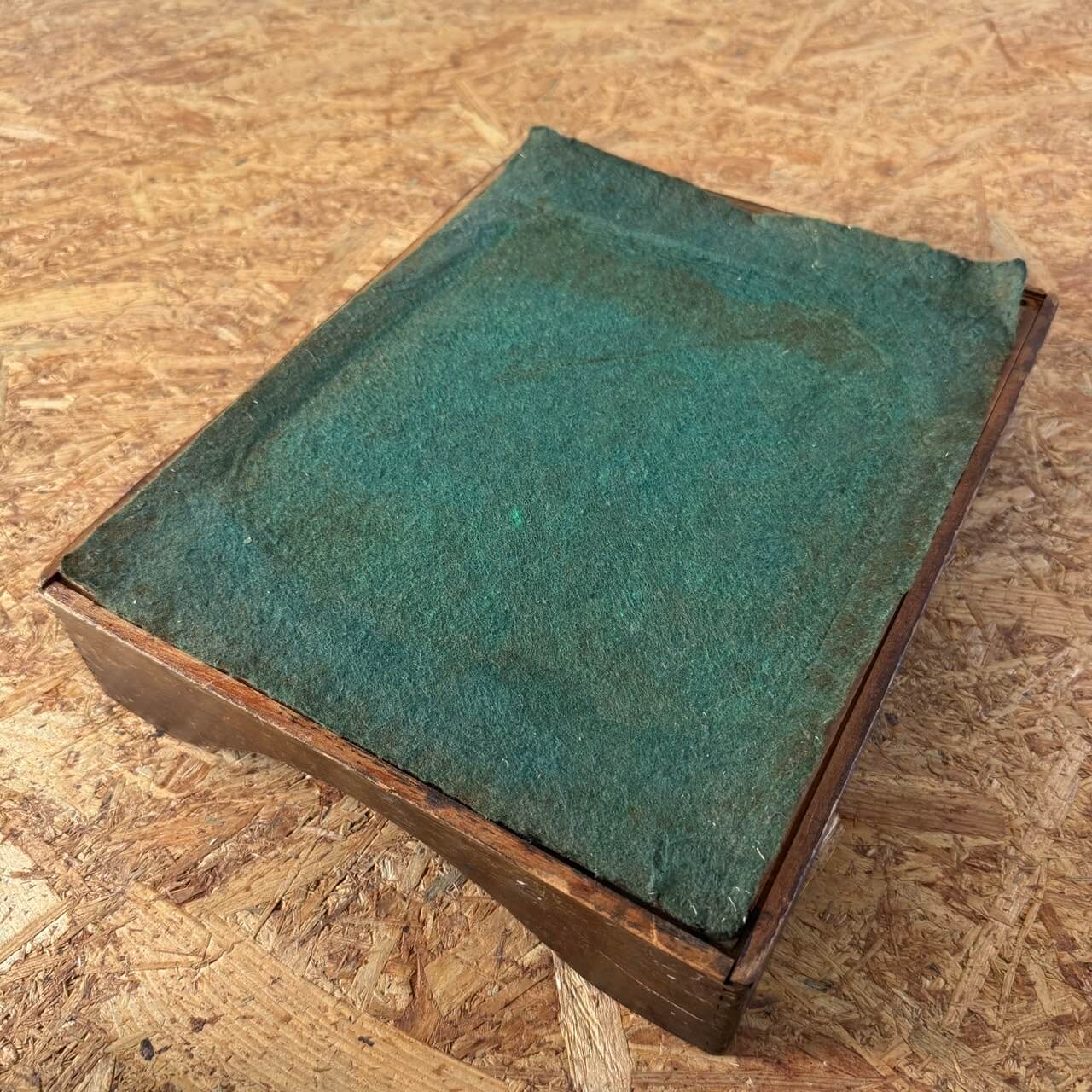 【1950-60年代】ビンテージ Weis ウッドトレー アメリカン雑貨 デスクトレイ 木製 #2250